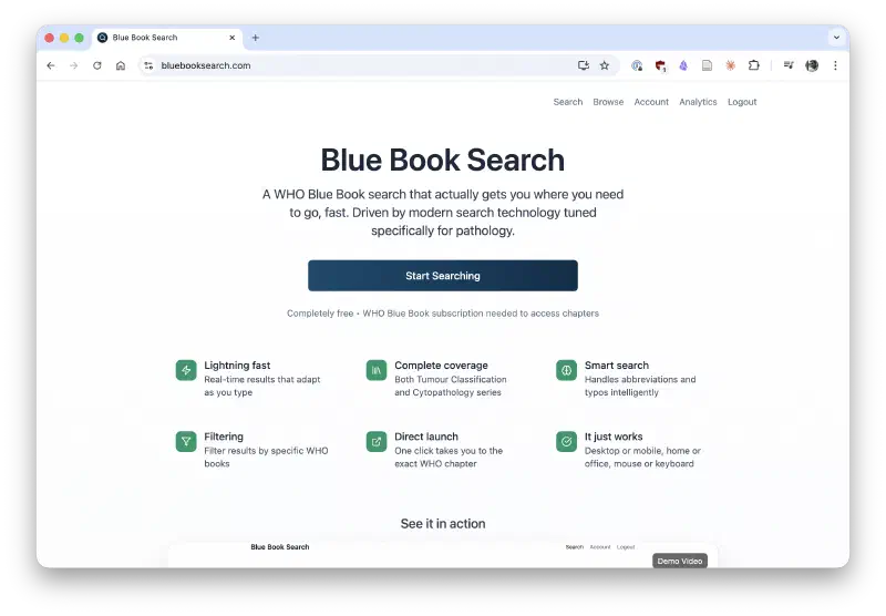 Blue Book Search